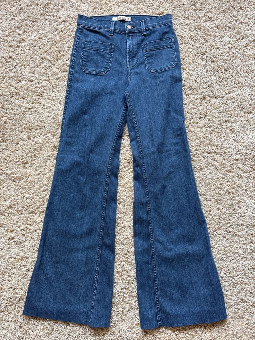 J Brand Mystery High-rise Flare Jeans Sz 25 hemmed